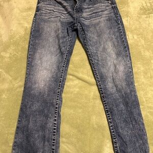 BKE Men's Bootcut Jeans in Faded Blue